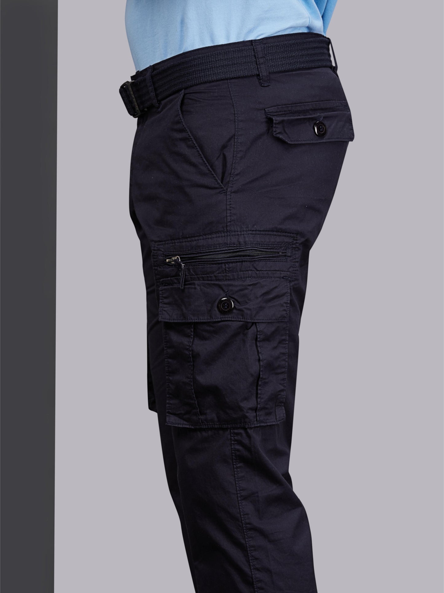 Men's Navy Cargo Pants