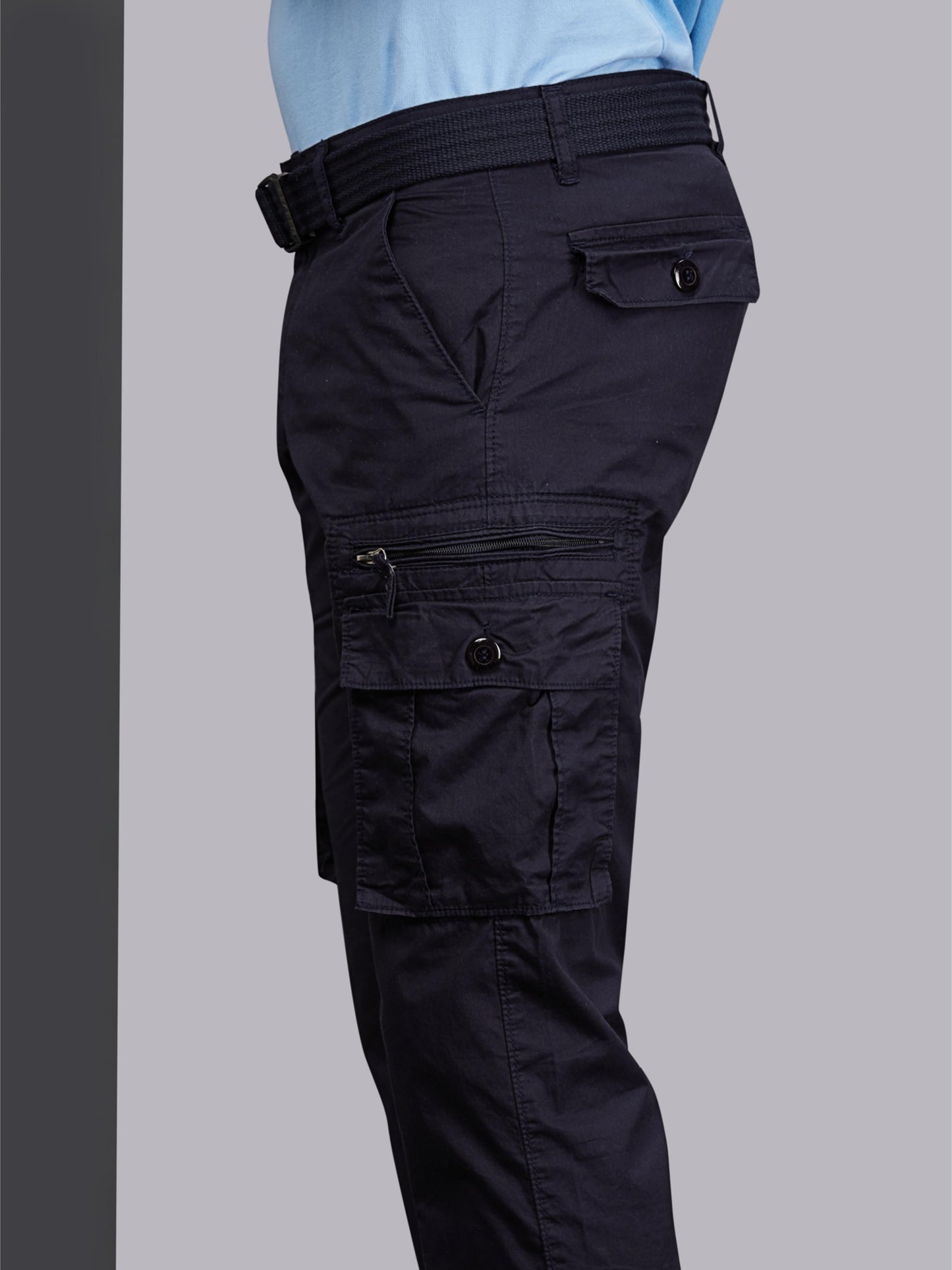 Men's Navy Cargo Pants