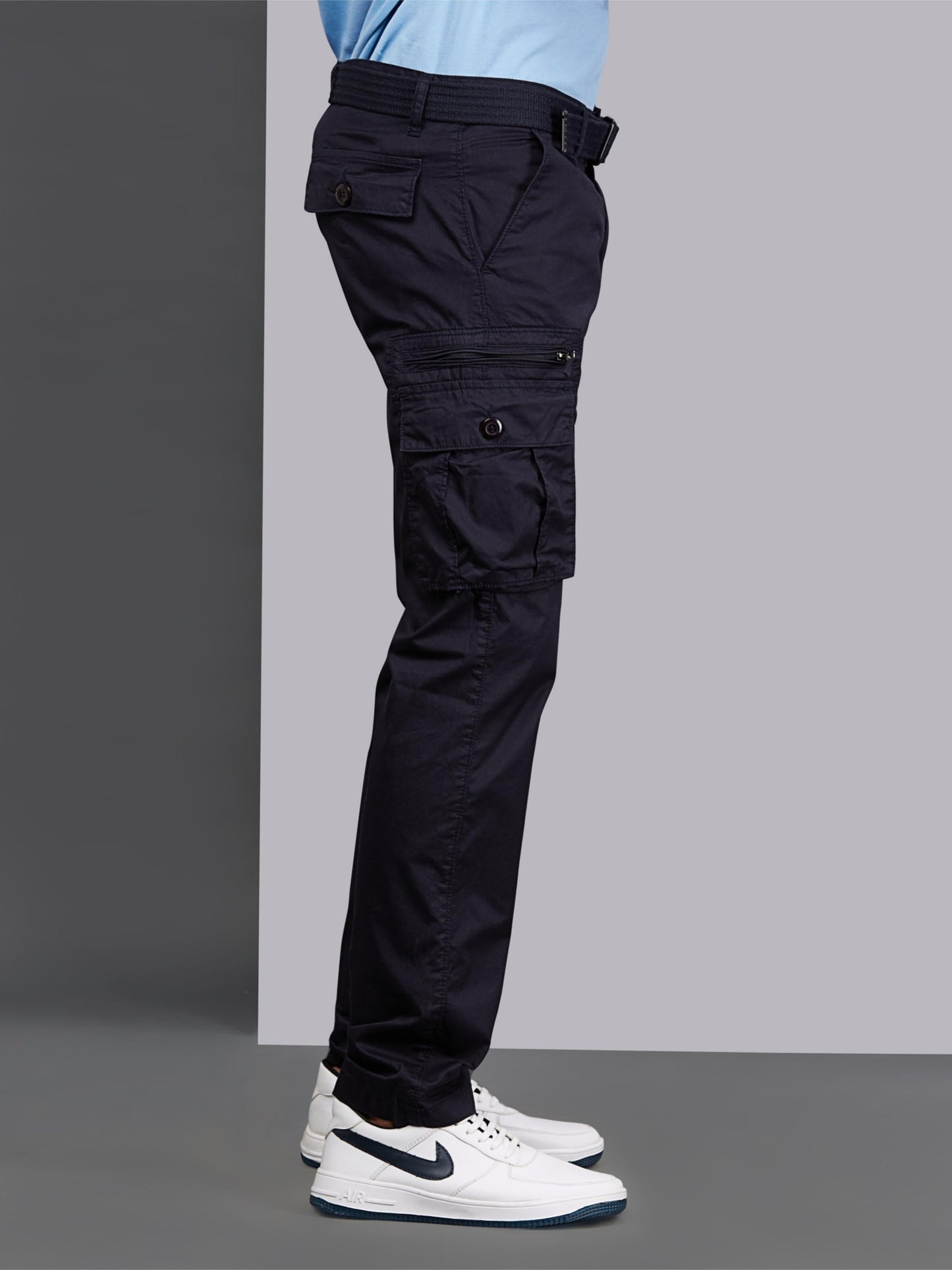 Men's Navy Cargo Pants