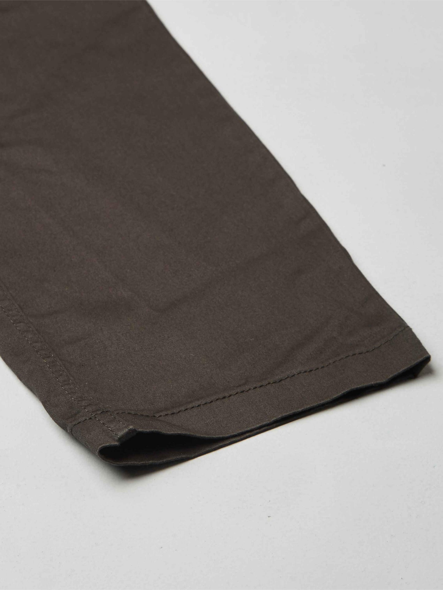 Zip Pocket Stretchable Olive Cargo