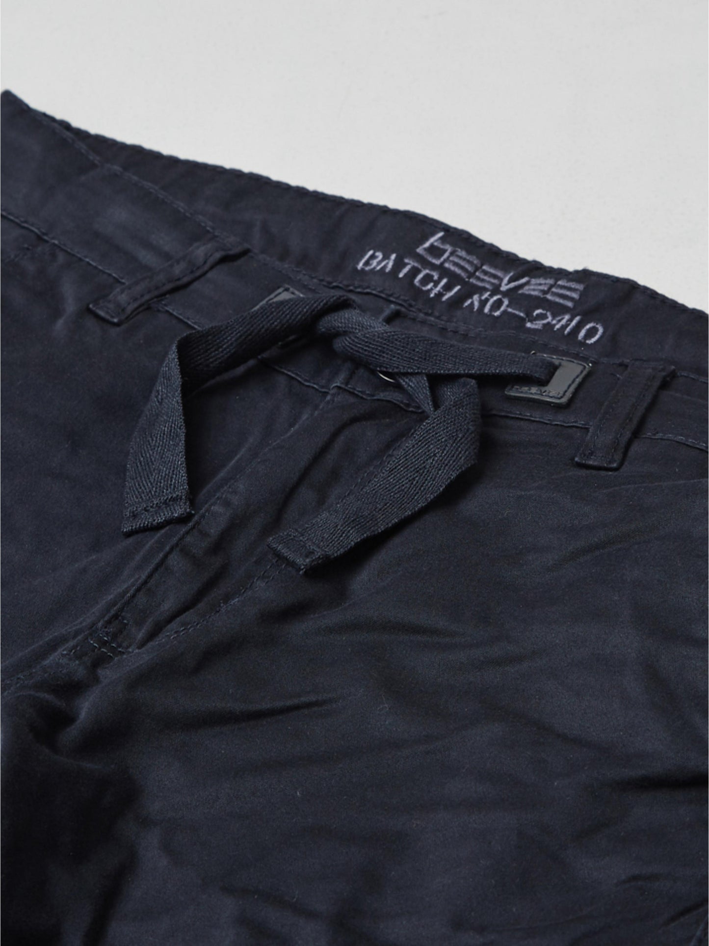 Multi Pocket Stretchable Navy Cargo
