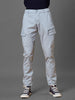 Elasticated Waist Multi Pocket Blue Jogger Lounge Pants