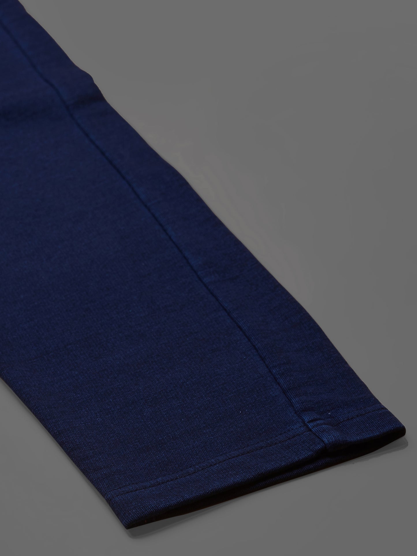 Elasticated Knit Denim Stretchable Dark Blue Lounge Pants