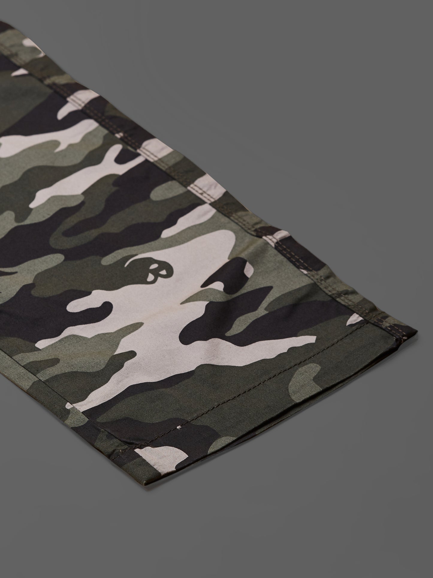 Elasticated Waist Multi Pocket Stretchable Camo Lounge Pants