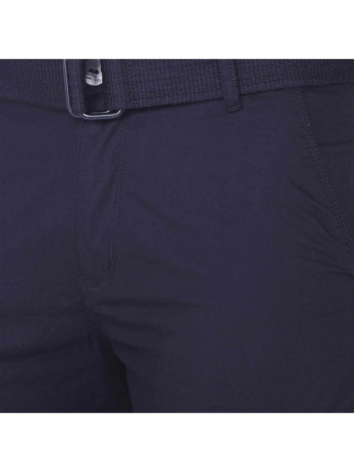 Solid Men Navy Three Fourths