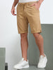 Cross Pocket Khaki Shorts with Drawstring