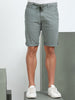 Cross Pocket F Green Shorts with Drawstring