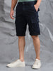 Multi Pocket Indigo Cargo Shorts