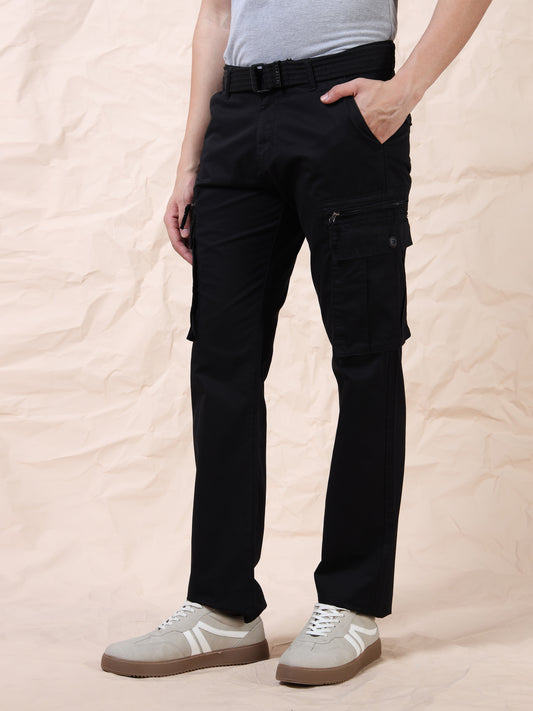 Men's Black Cargo Pants