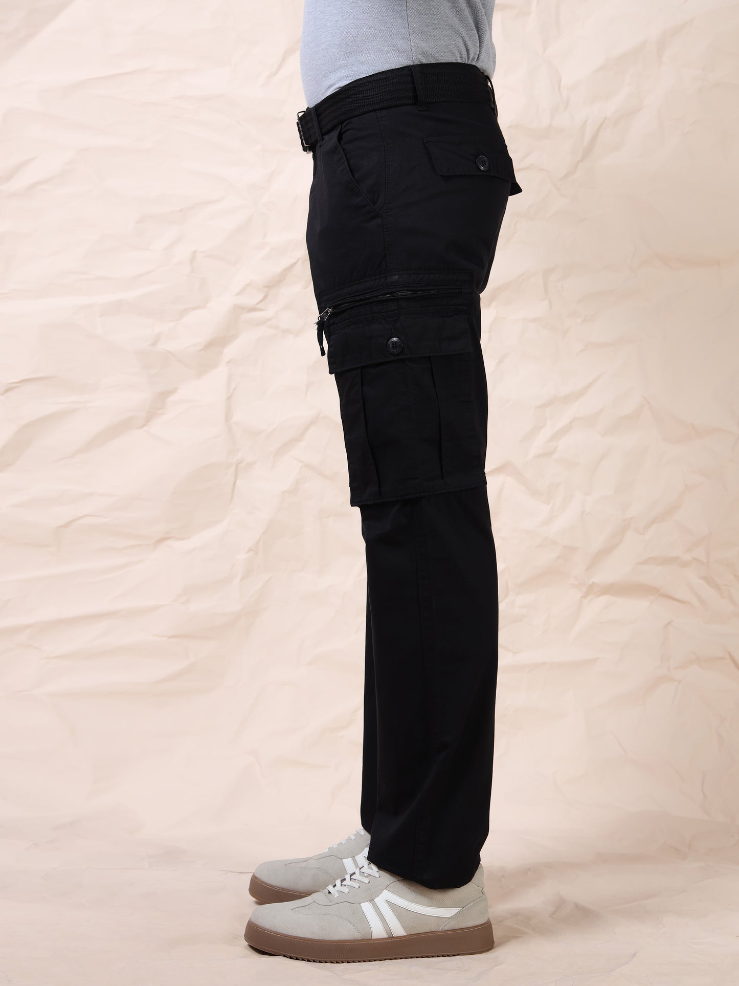 Men's Black Cargo Pants
