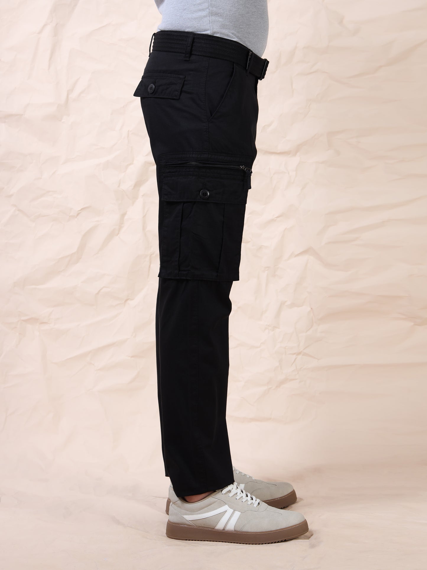 Men's Black Cargo Pants