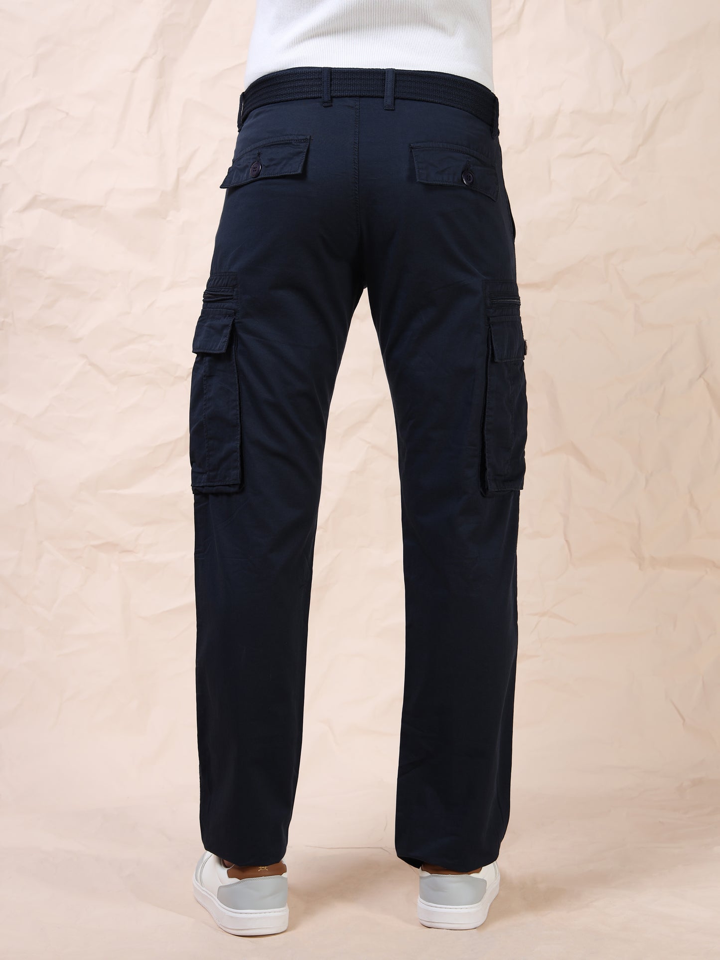 Men's Navy Cargo Pants