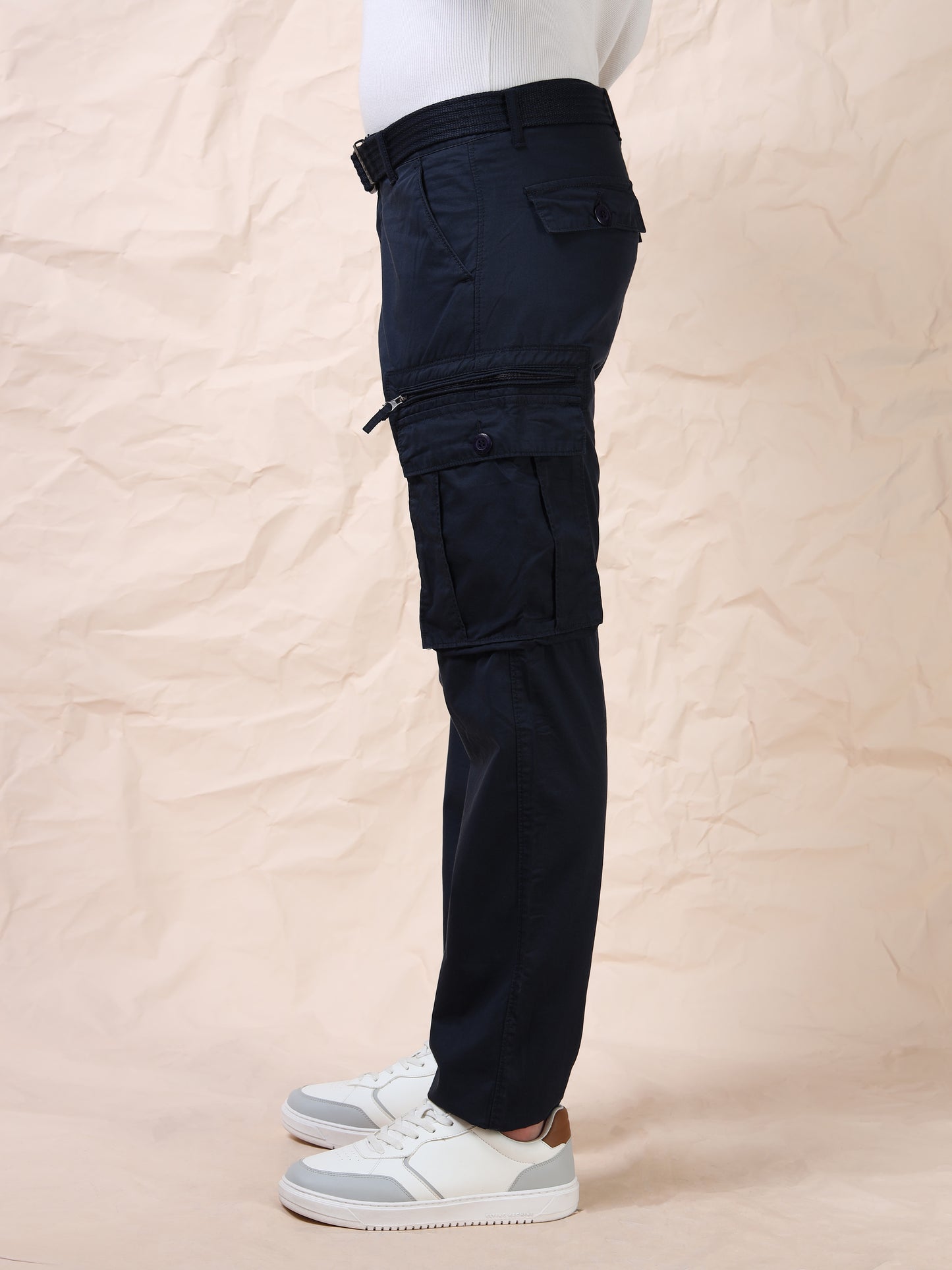 Men's Navy Cargo Pants
