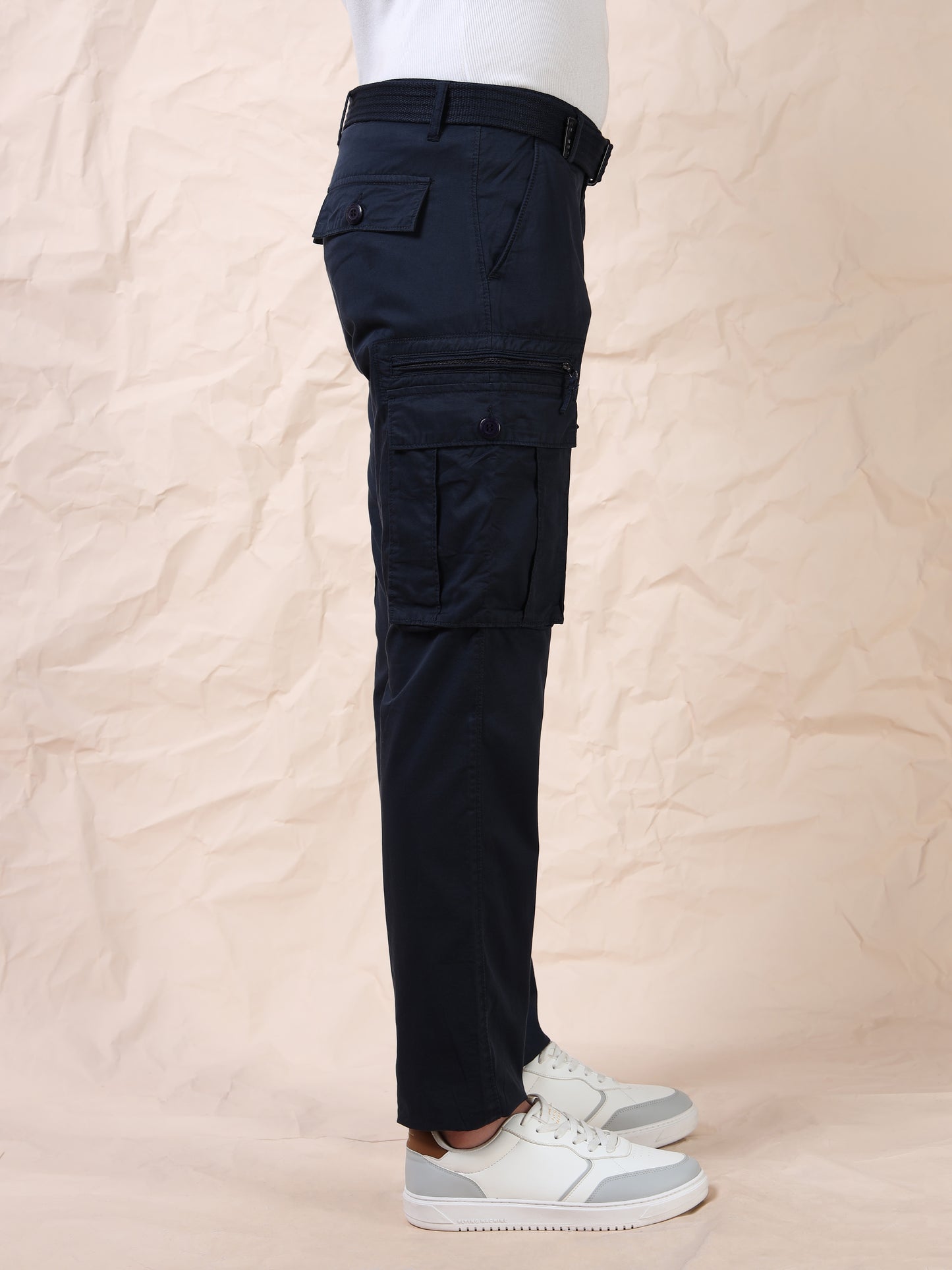 Men's Navy Cargo Pants