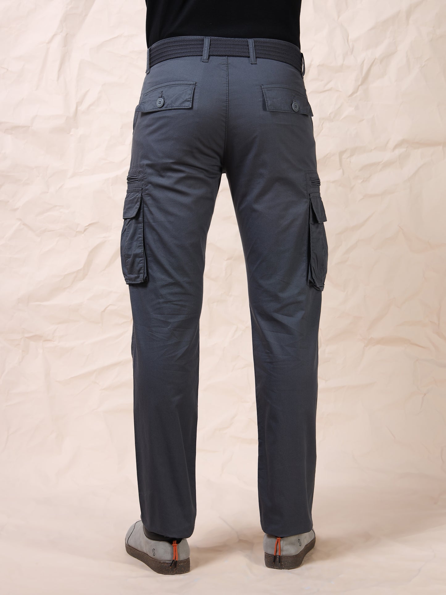 Men's Grey Cargo Pants