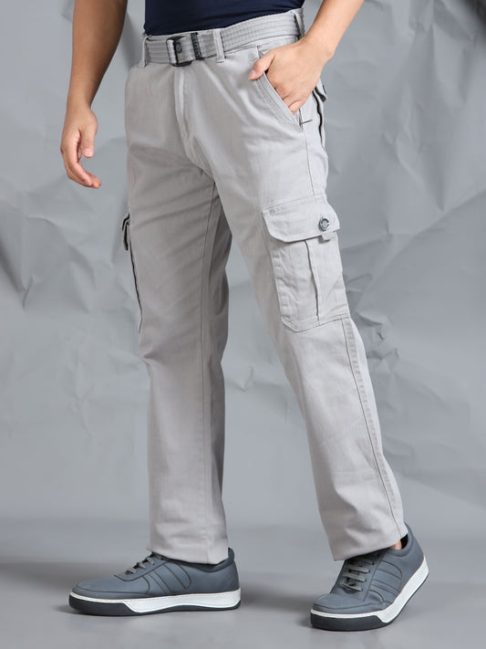 Men LT GREY Cargo Pants