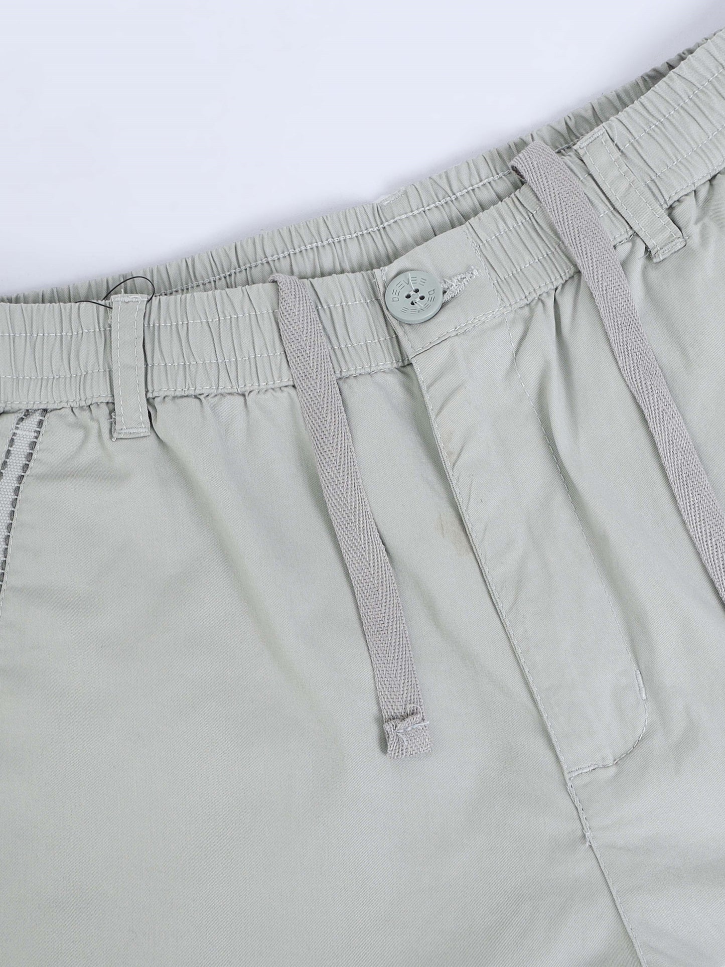 Cross Pocket Stretchable Grey Lounge Pants