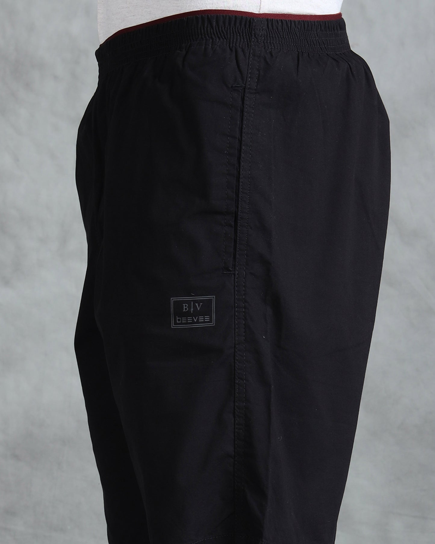 Solid Men Black Regular Shorts