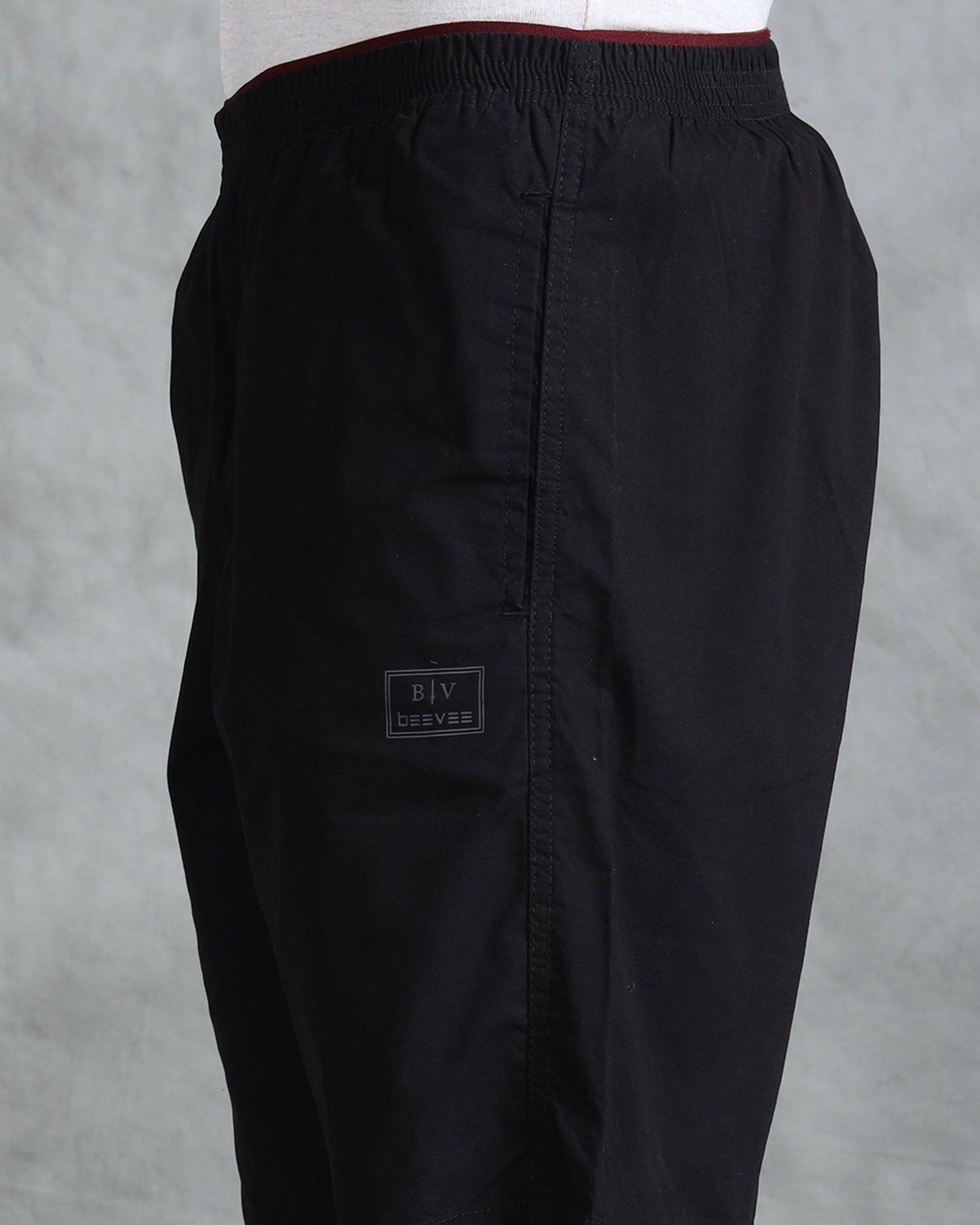 Solid Men Black Regular Shorts