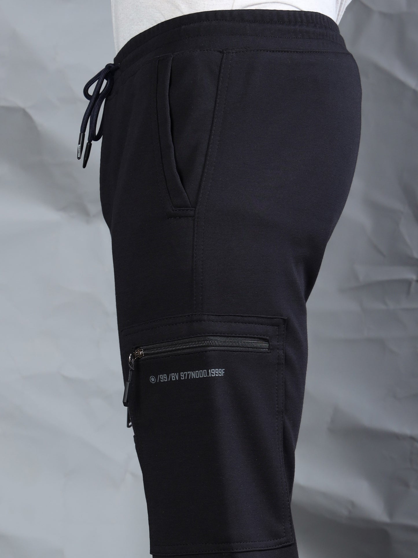 Stretchable Navy Track Pant