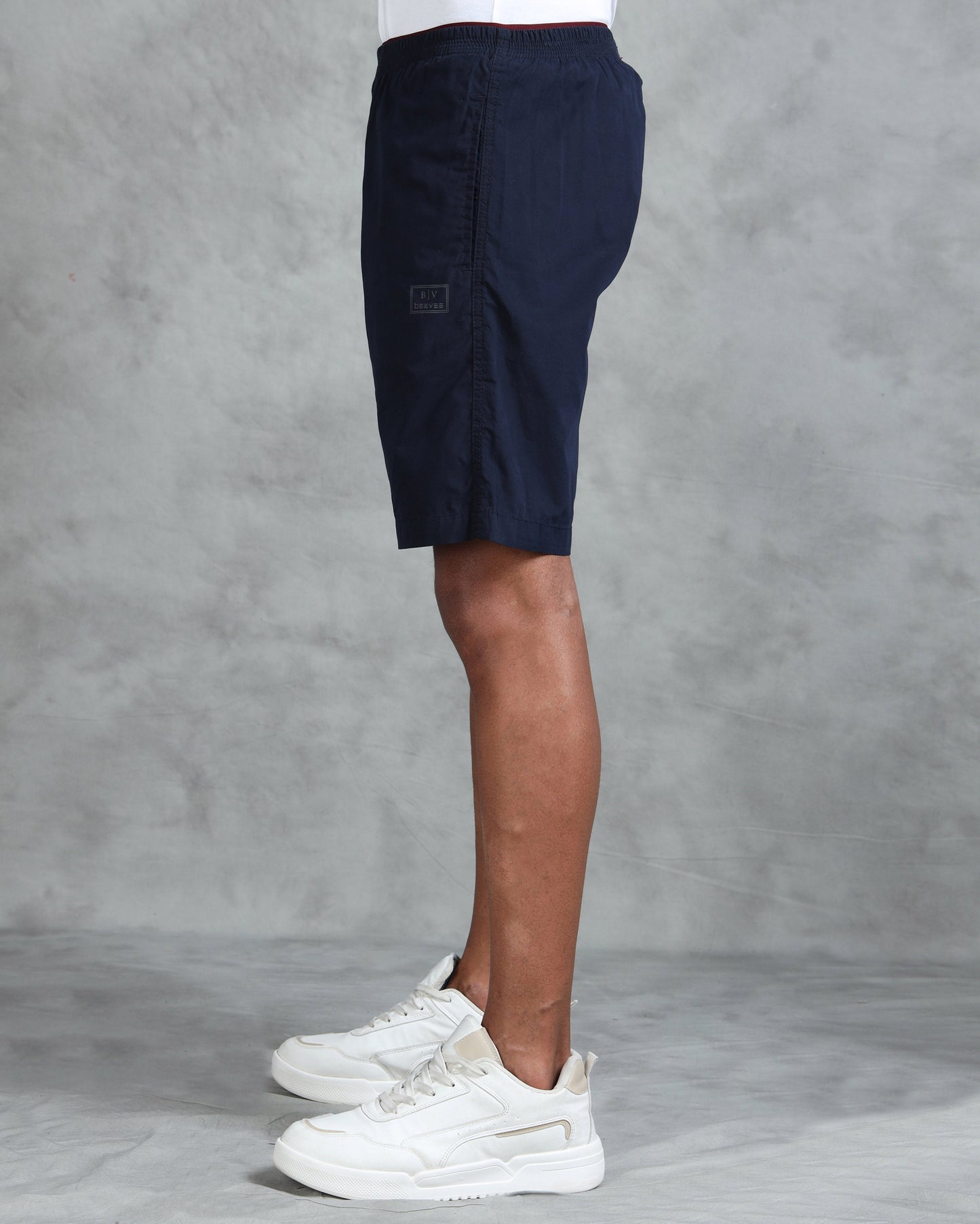 Solid Men Navy Regular Shorts