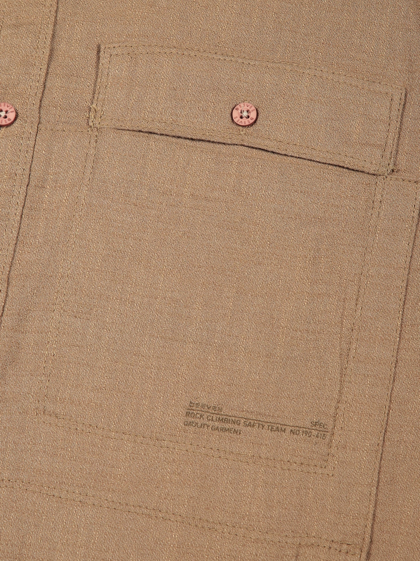 Multi Pocket Beige Cargo Shirt
