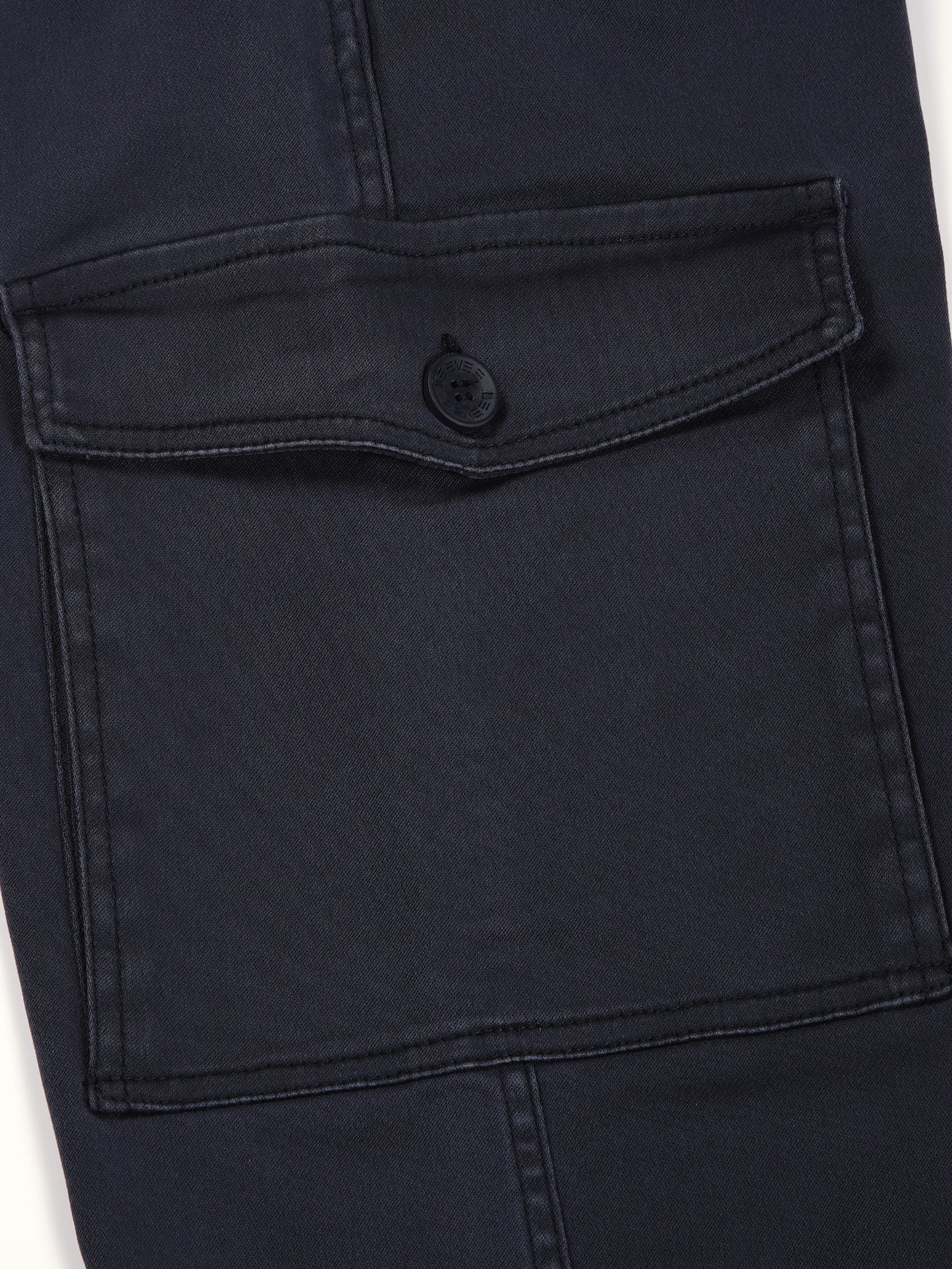 Multi Pocket Stretchable Navy Cargo