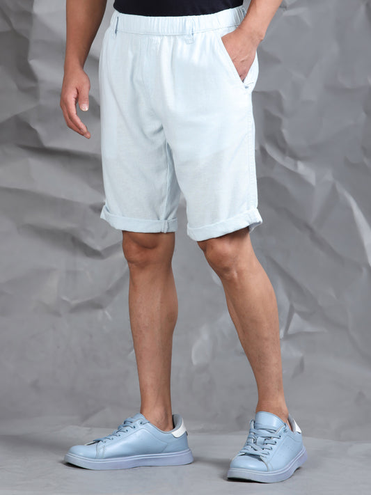 Sky Casual Linen Blend Shorts