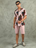 Light Pink Regular Shorts Co-ord Sets