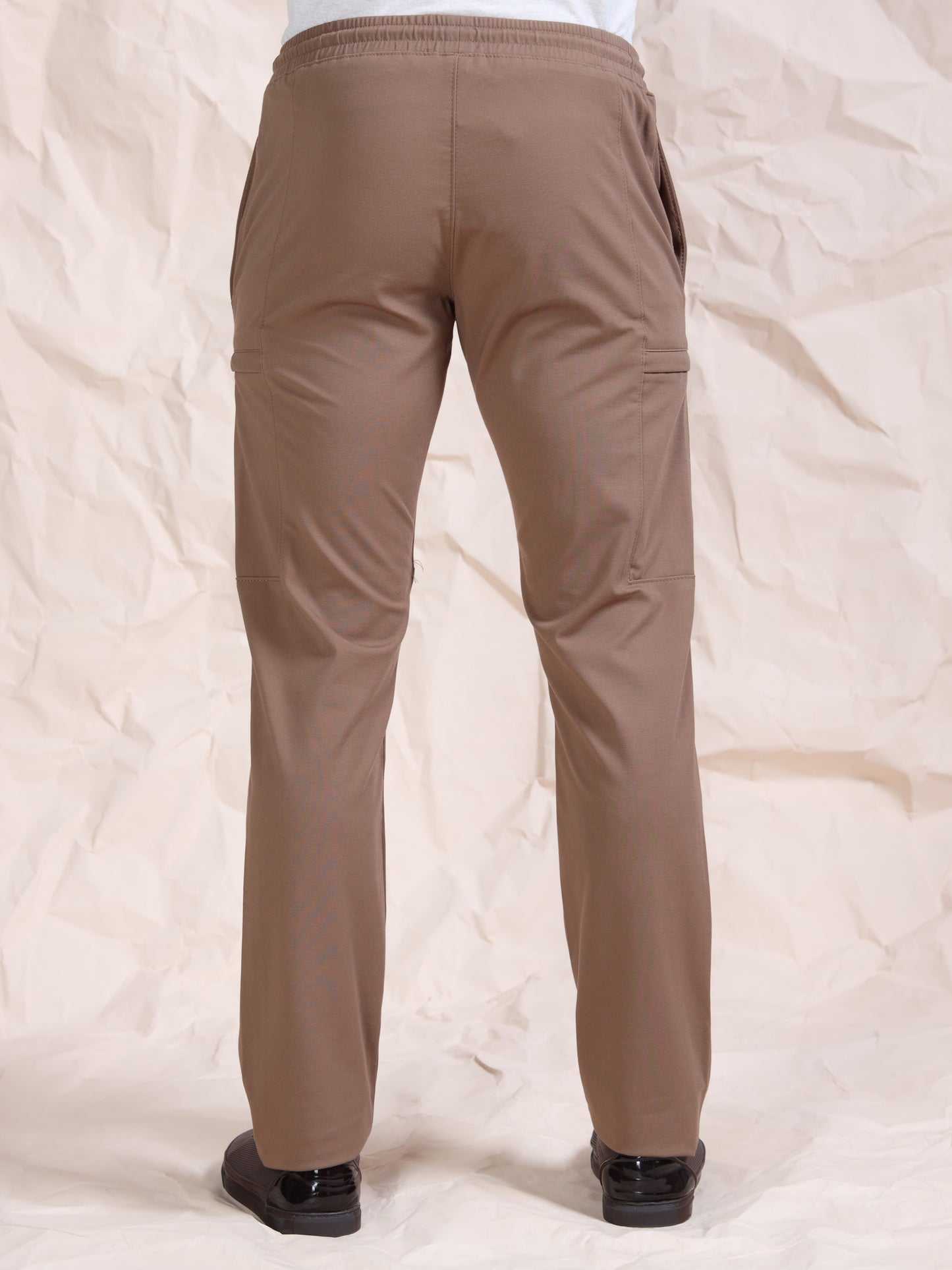 Stretchable Brown Track Pant