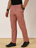 Light Weight Elasticated Waist Zip Pocket Rust Lounge Pants