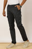 Multi Pocket Stretchable Grey Cargo