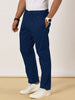 Light Weight Elasticated Waist Zip Pocket Navy Lounge Pants