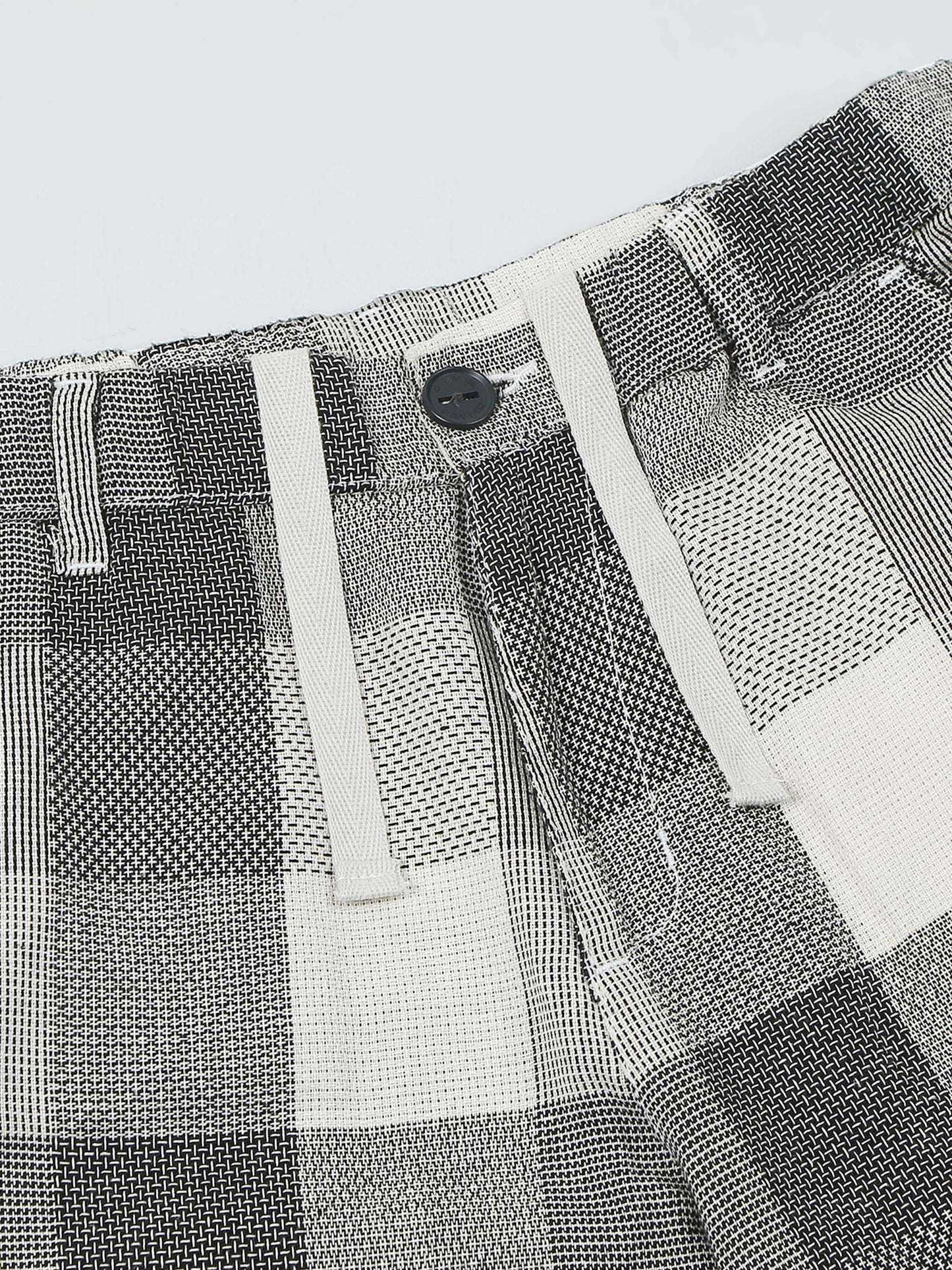 Elasticated Waist Multi Color Yarn Dyed Check Shorts