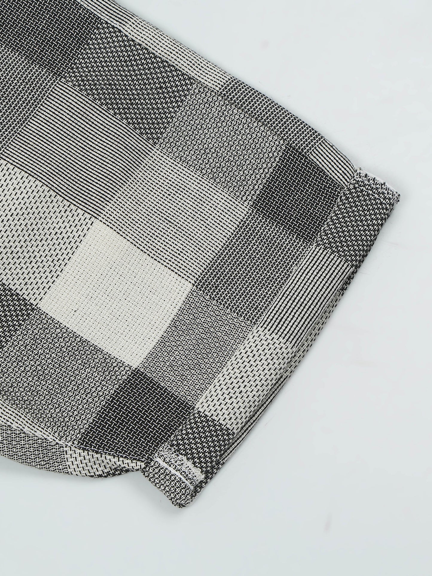 Elasticated Waist Multi Color Yarn Dyed Check Shorts