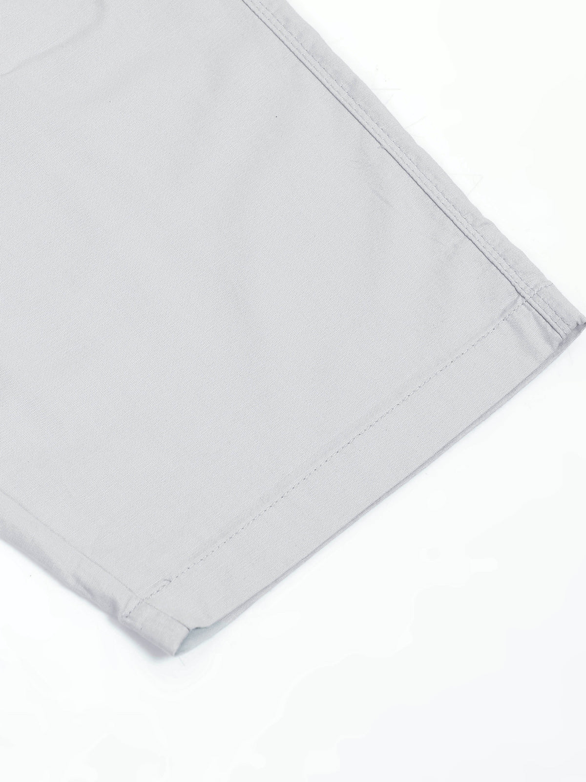 Light Grey Casual Cotton Lycra Shorts