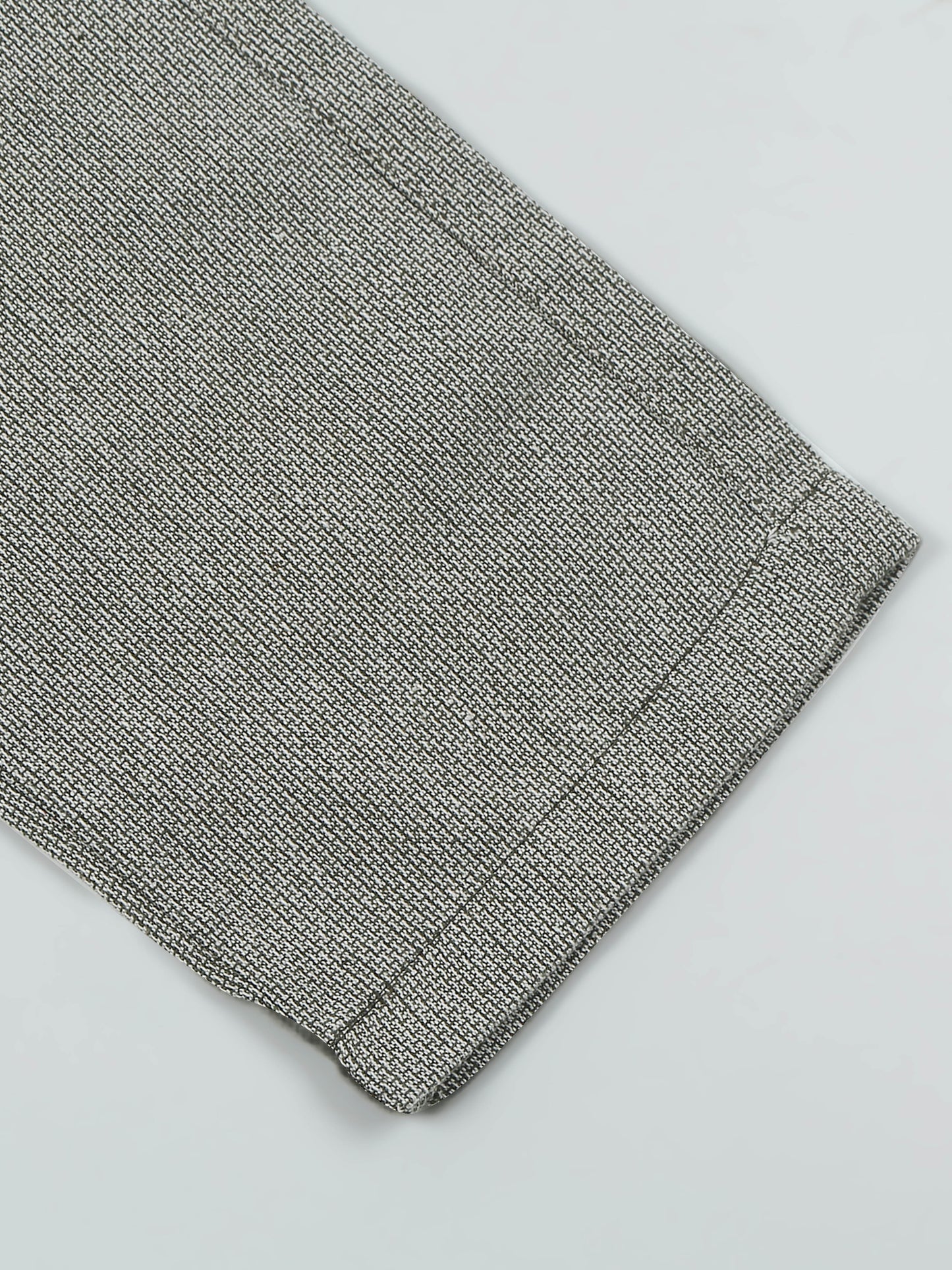 Yarn Dyed Elasticated  Waist Zip Pocket Olive Lounge Pants