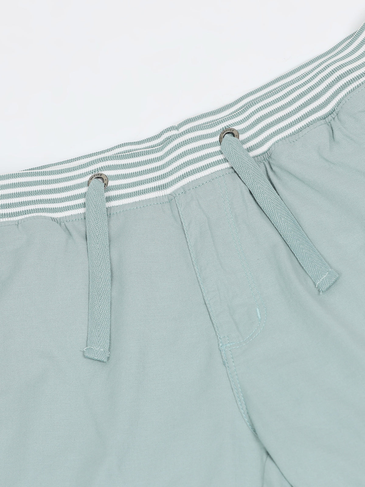 Mint Casual Cotton Lycra Shorts