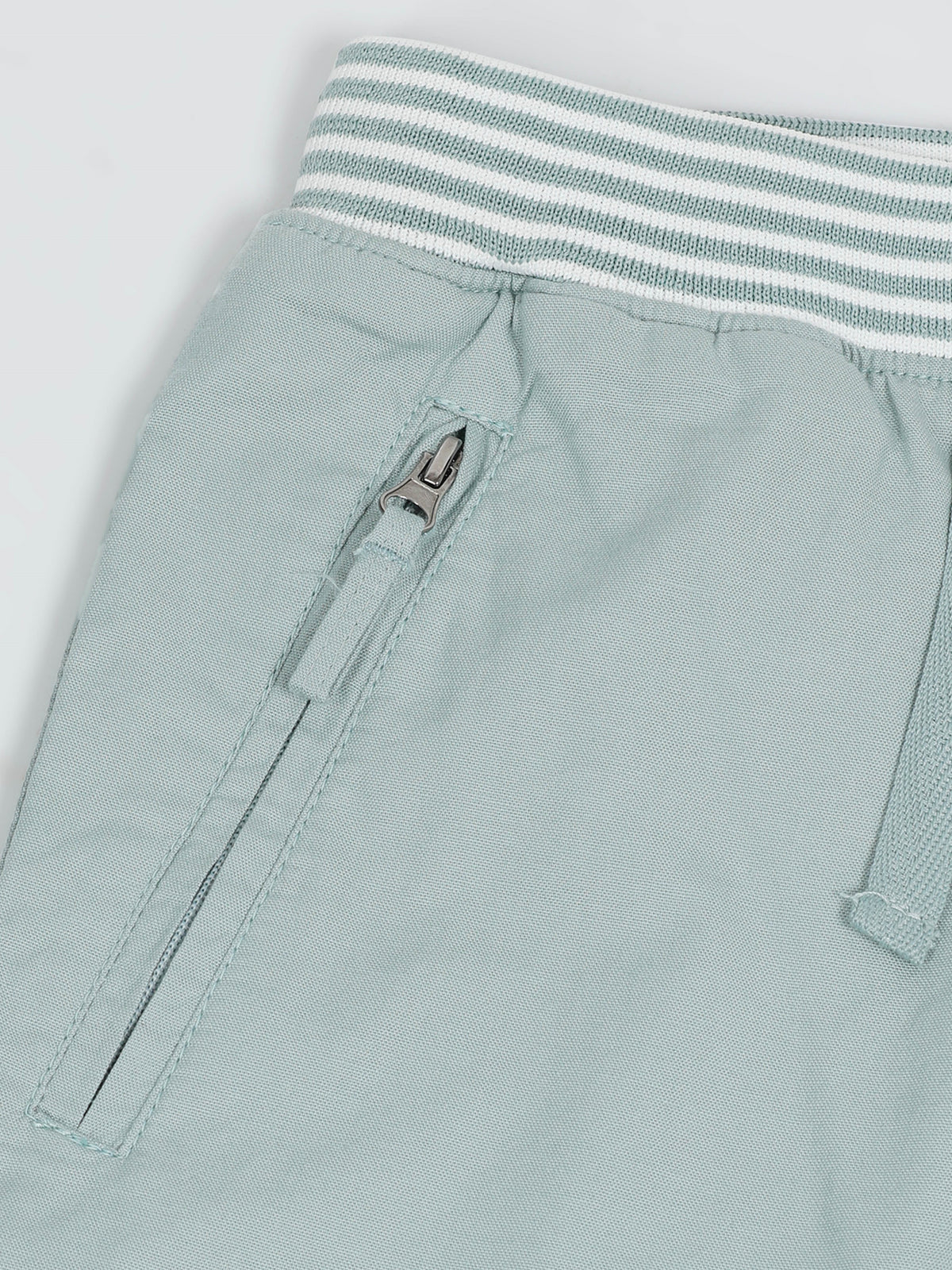 Mint Casual Cotton Lycra Shorts