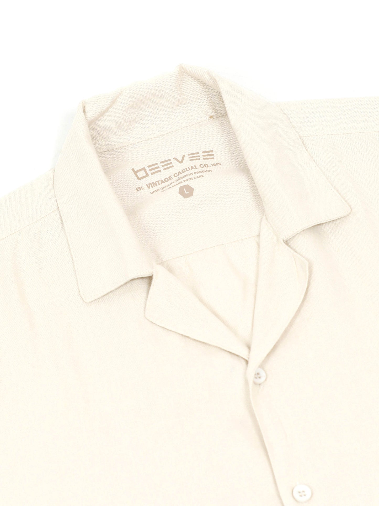Cotton Viscose Linen Blend Natural Cord Set