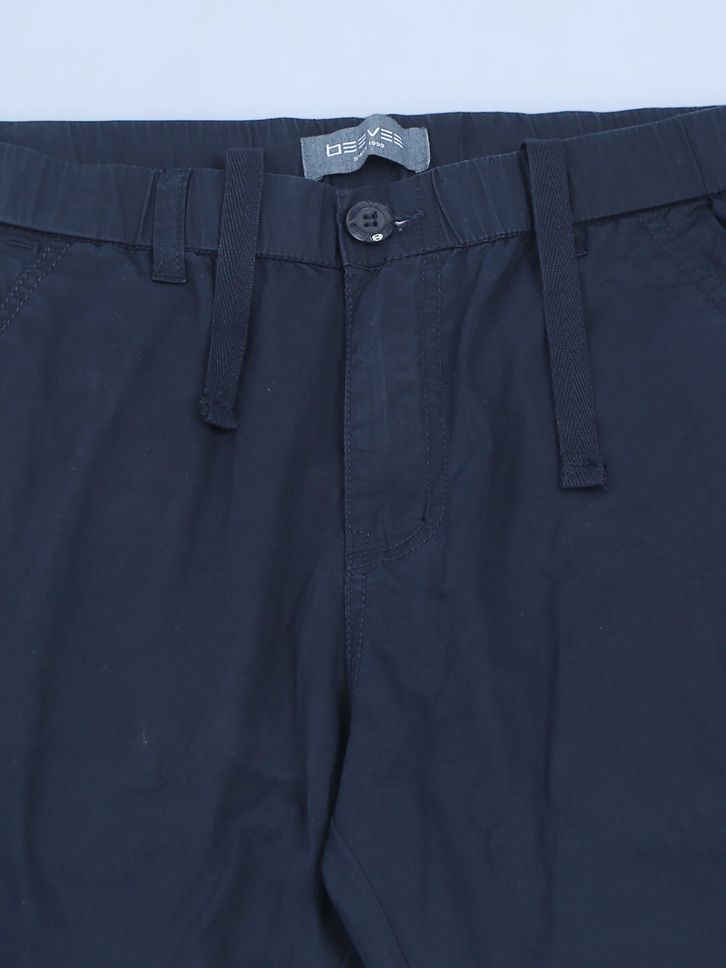 Navy Elasticated Waist Cargo Lounge Pants