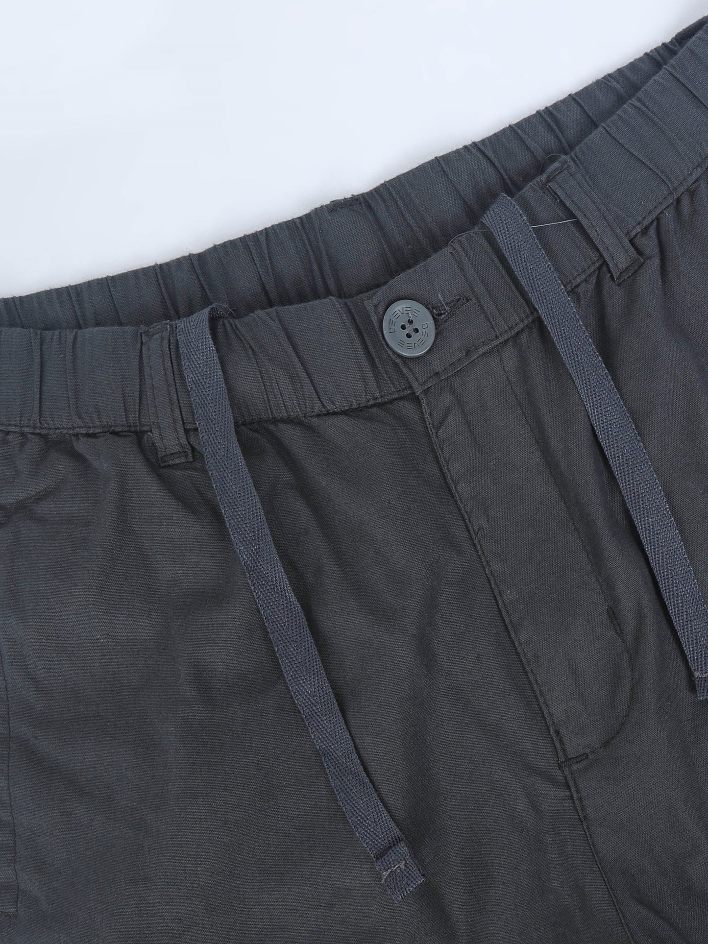 Grey Cotton Lycra Solid Pyjama