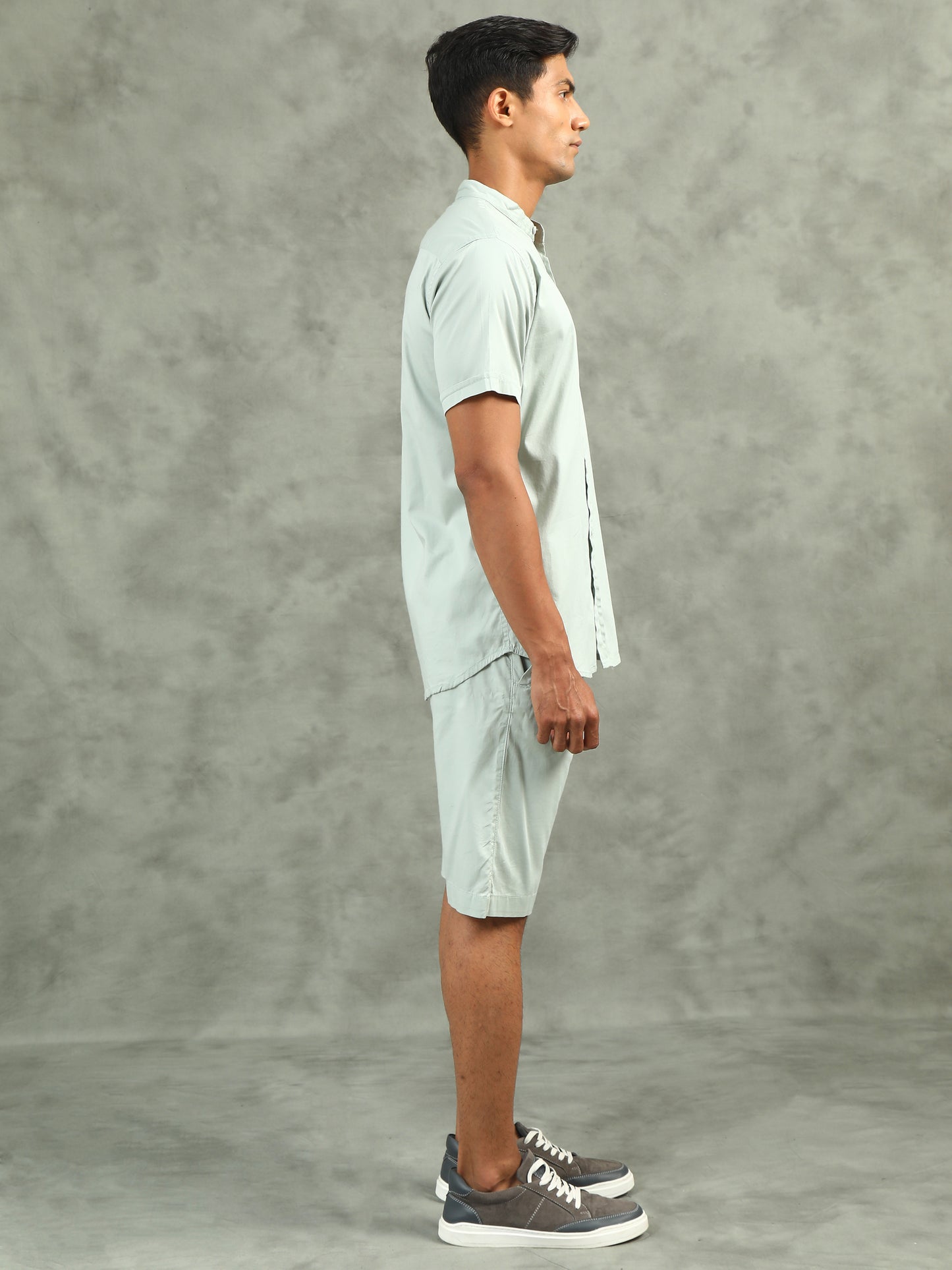 Mint Regular Fit Solid Co-ord Sets