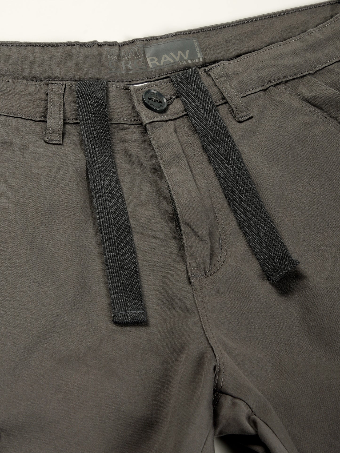 Multi Pocket Stretchable Grey Cargo Shorts