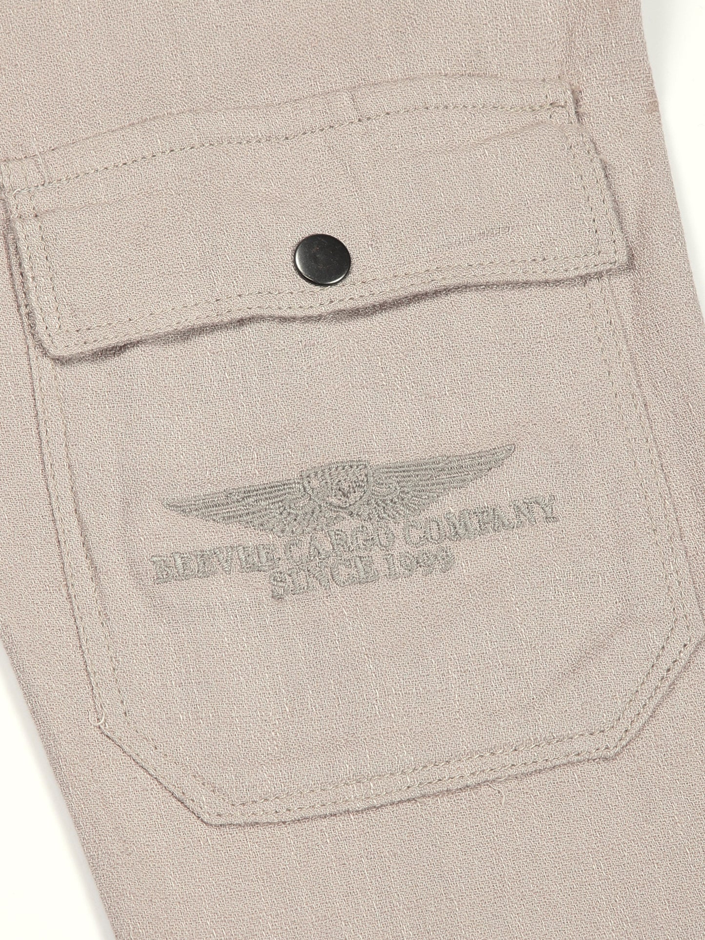 Multi Pocket Grey Cargo Shirt