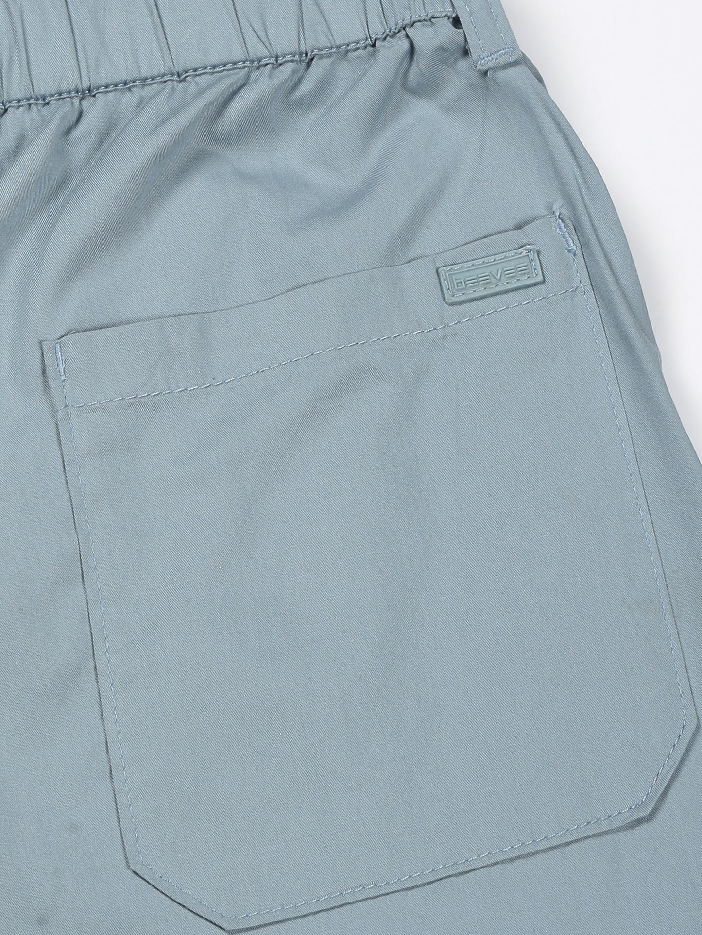 Light Weight Elasticated Waist Zip Pocket Light Blue Lounge Pants
