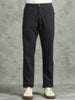 Elasticated Waist Zip Pocket Dark Grey Lounge Pants with Side Tape