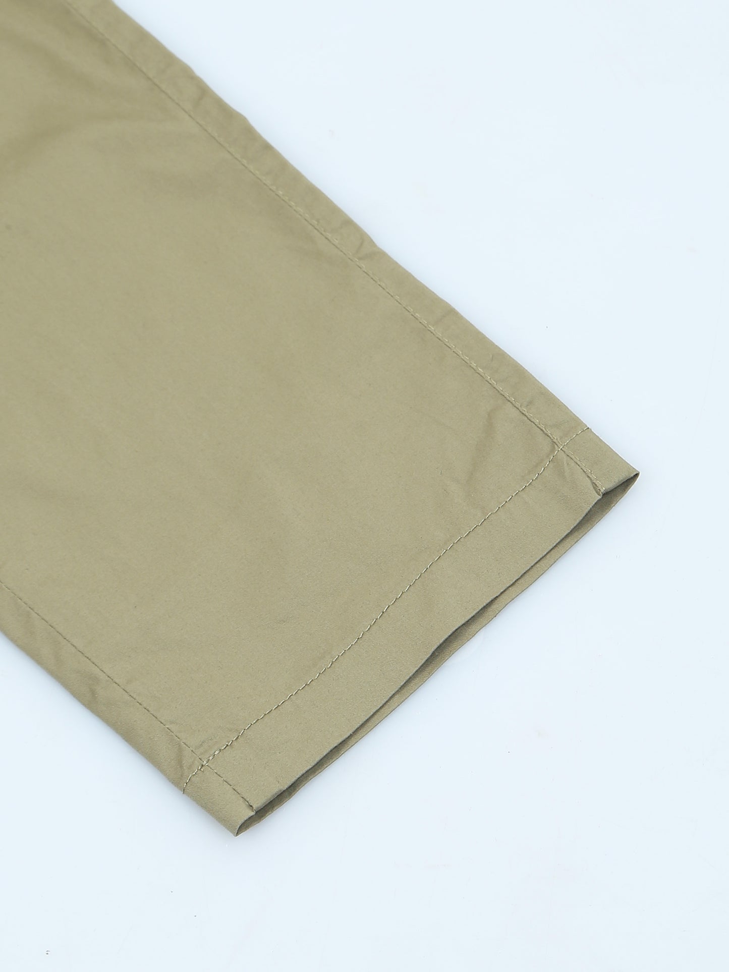 Olive Elasticated Waist Zip Pocket Stretchable Lounge Pants