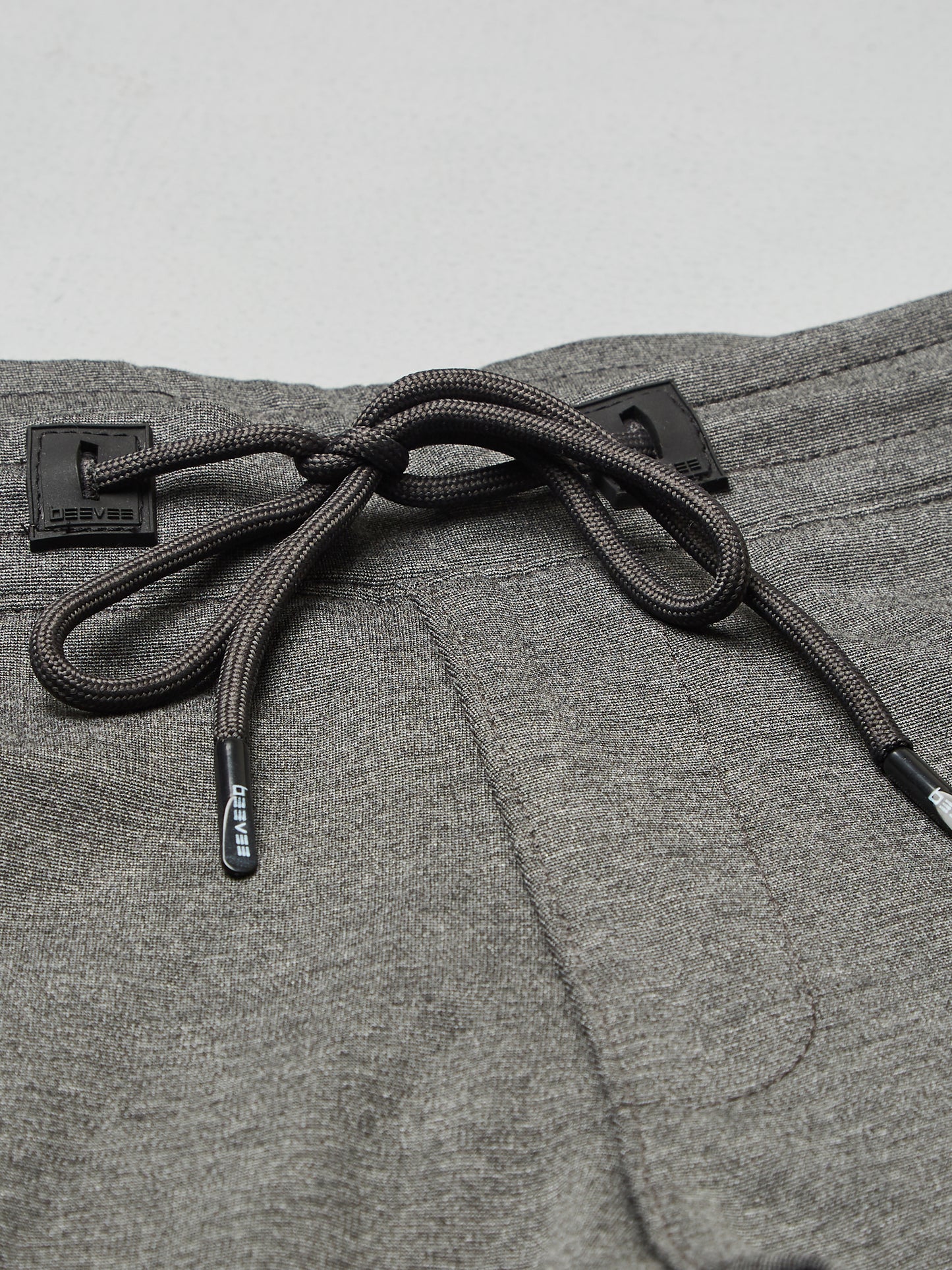 Men Printed Stretchable Track Pant-Grey Milange