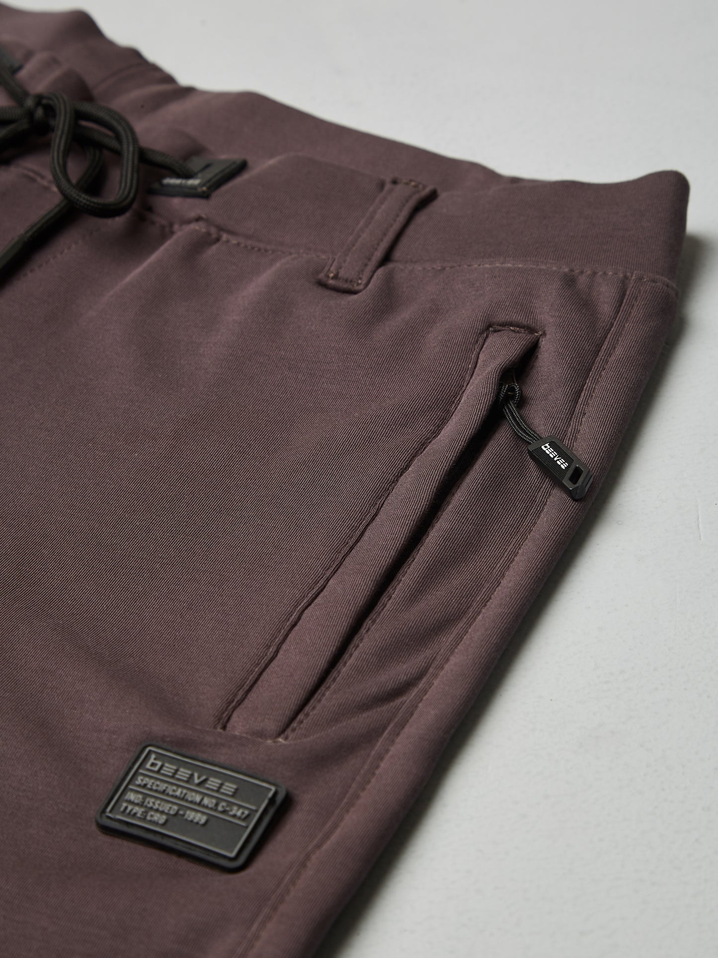 Men Solid Stretchable Track Pant-Grey